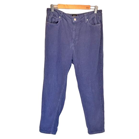 BDG Mom High-Rise Cornflower Blue Corduroy Pants - size 31 - Picture 1 of 8